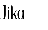 Jika.otf Font conversion image