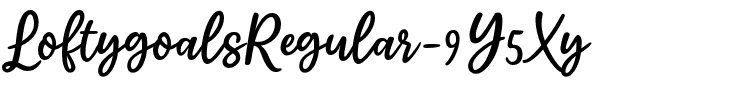 LoftygoalsRegular-9Y5Xy.otf