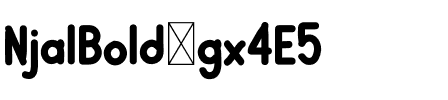 NjalBold-gx4E5.otf